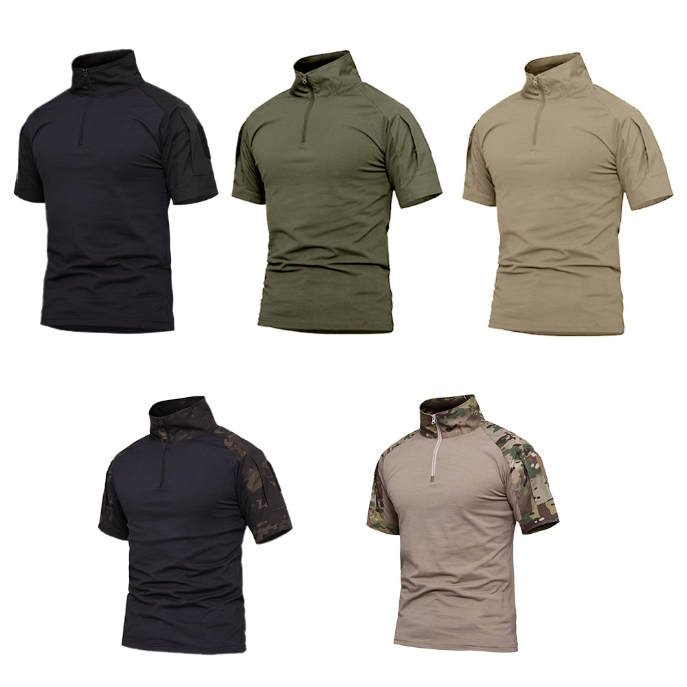 SABADO Men Camouflage Tactical T-Shirts 