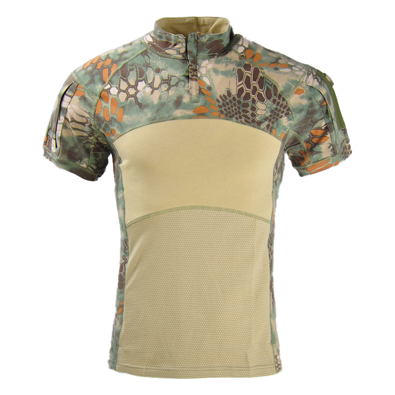 SABADO Short Sleeve Knitted Combat Shirt