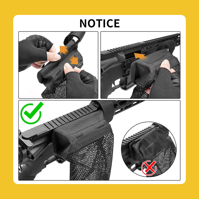 SABADO Tactical AR15 Bullet Shell Catcher Bag Heat-Resistant Nylon Quick-Empty Base Zipper for 3" Diameter