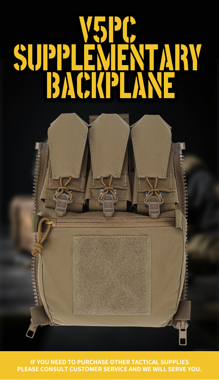 Plate Carrier Back Panel