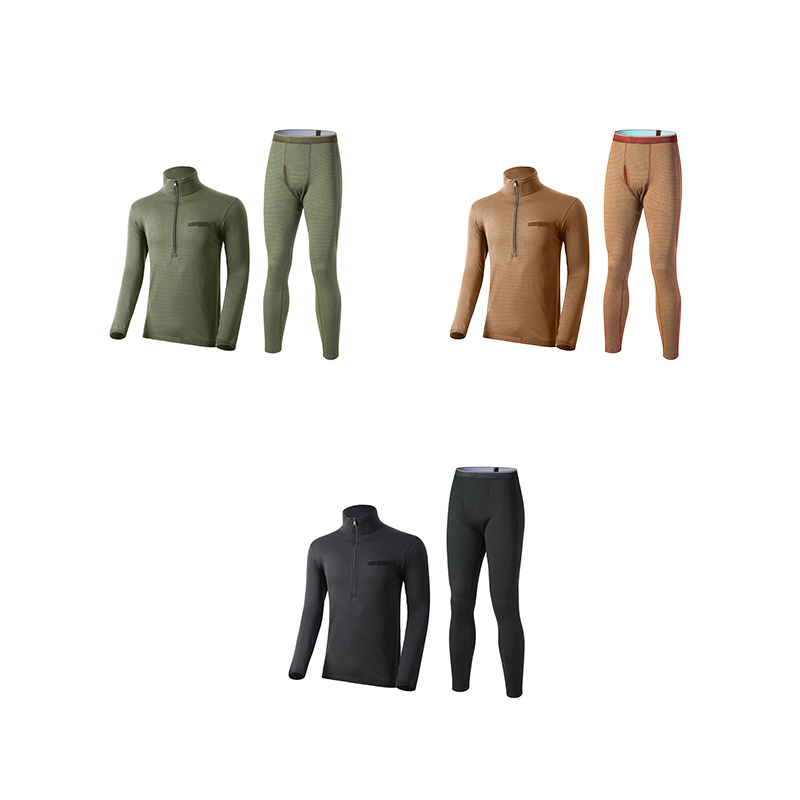 SABADO Men Seamless Cycling Sports Tactical Long Johns Thermal Underwear Sets