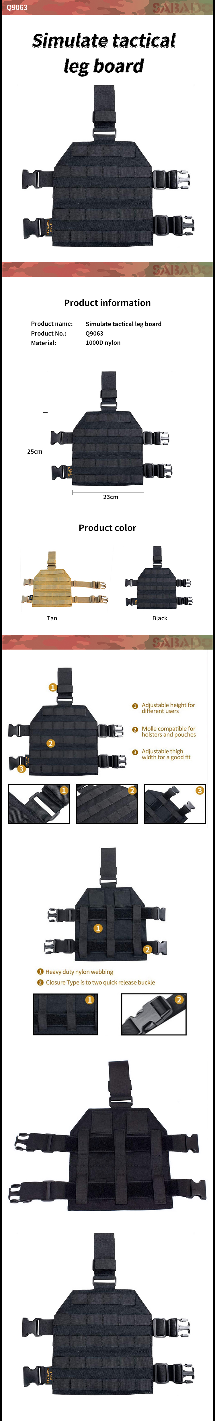 Tactical Modular System Leg Panel