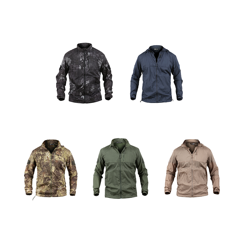 SABADO Waterproof Quick Dry Tactical Skin Jacket Men