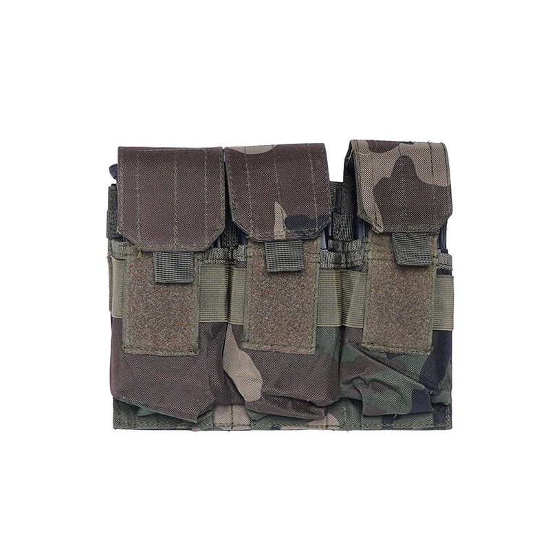 SABADO Tactical Triple Double Nylon Magazine Pouch for Army 5.56mm Vest Accessories 