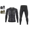 SABADO Mens Autumn Winter Quick Dry Long Johns Thermal Underwear Set