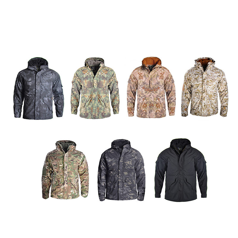 SABADO Men's Military Fleece Hooded Jacket Tactical Winter Coats