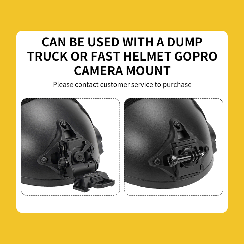 SABADO High-Strength Nylon & Alloy Tactical Helmet Night Vision Mount - Multi-Helmet Compatible for FAST MICH Wendy