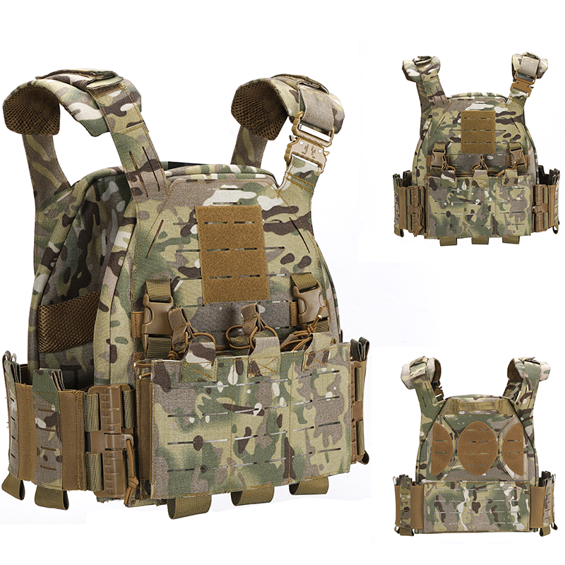 SABADO Camouflage Plate Carrier with Quick Release Buckle