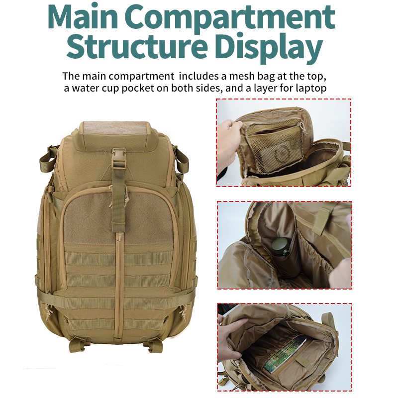 SABADO Military Tactical Backpack Large Army 3 Day Assault Pack Molle Bag Hunting Backpacks