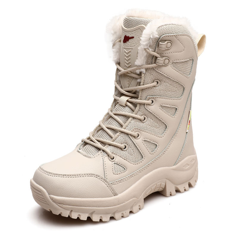 SABADO Winter Leather High-Top Men Military Boots