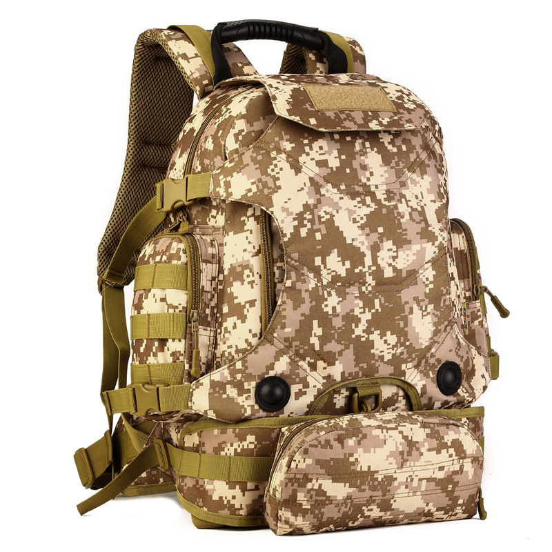 SABADO Brown Outdoor Survival Tactical Backpack