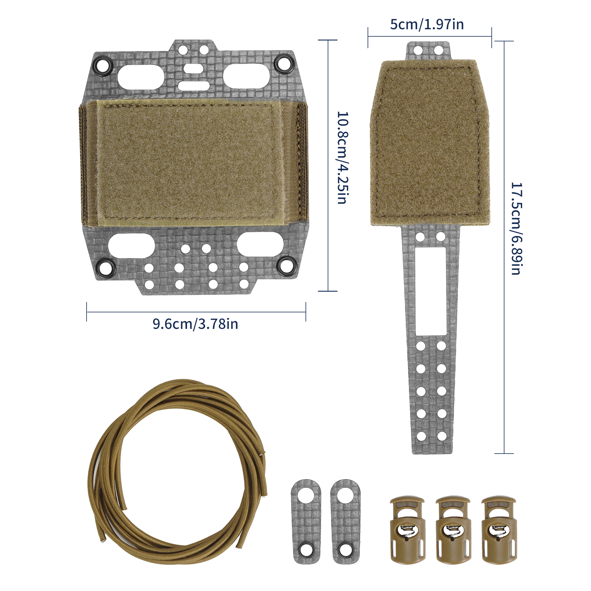 SABADO Tactical Helmet Counterweight Pouch NVG Battery Holder 